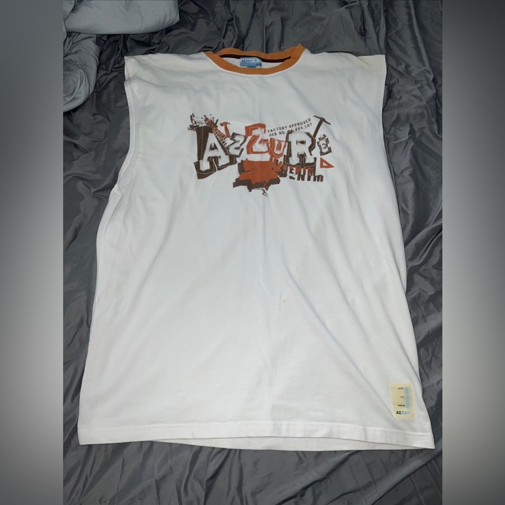 Men’s vintage Azzuré muscle shirt xxl